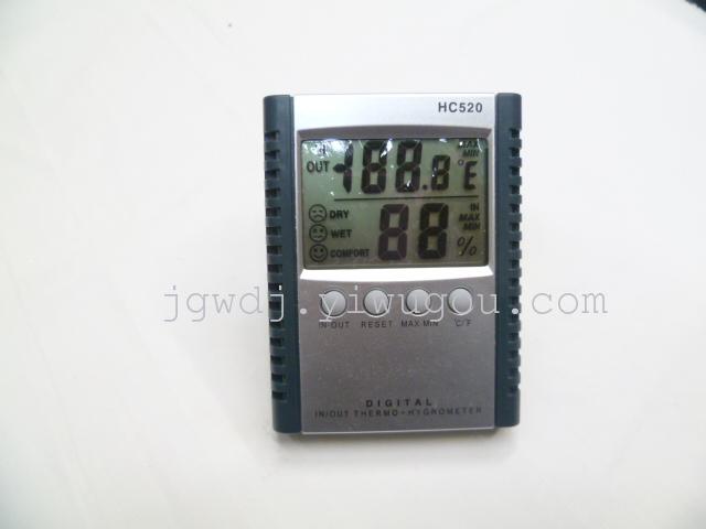 High-precision large-screen indoor and outdoor electronic temperature and humidity multi-functional thermometer details Picture