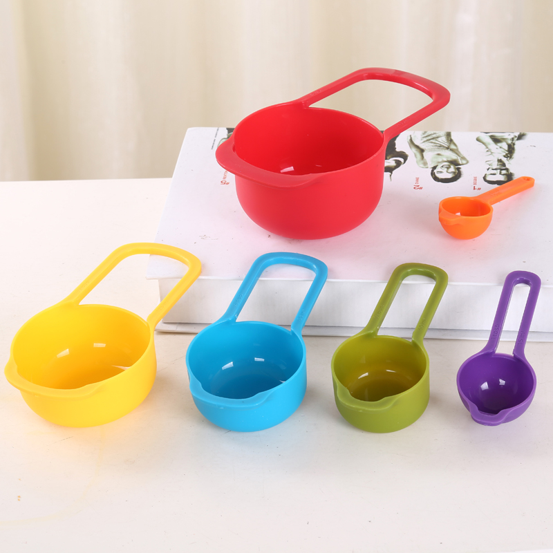 Single measuring cup close-up