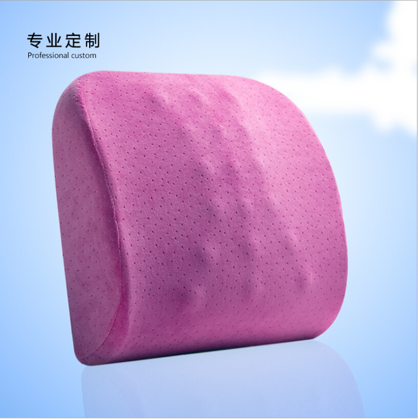 Wholesale large memory cotton car chair lumbar cushion office lumbar cushion back