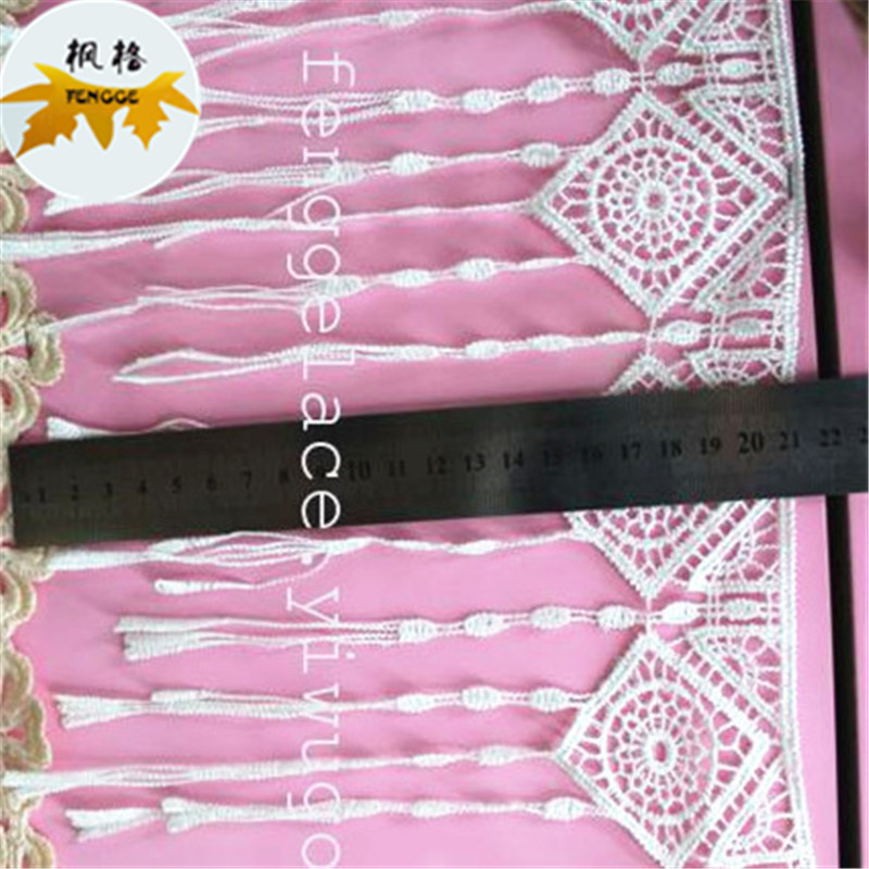 Factory direct sales of high-quality water-soluble polyester shed lace Specification image