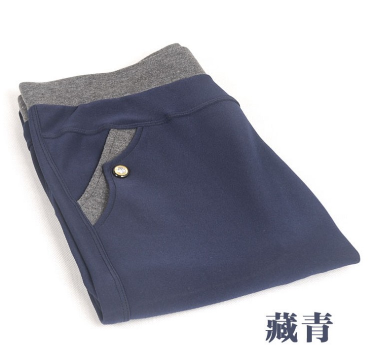 大码打底裤实物图