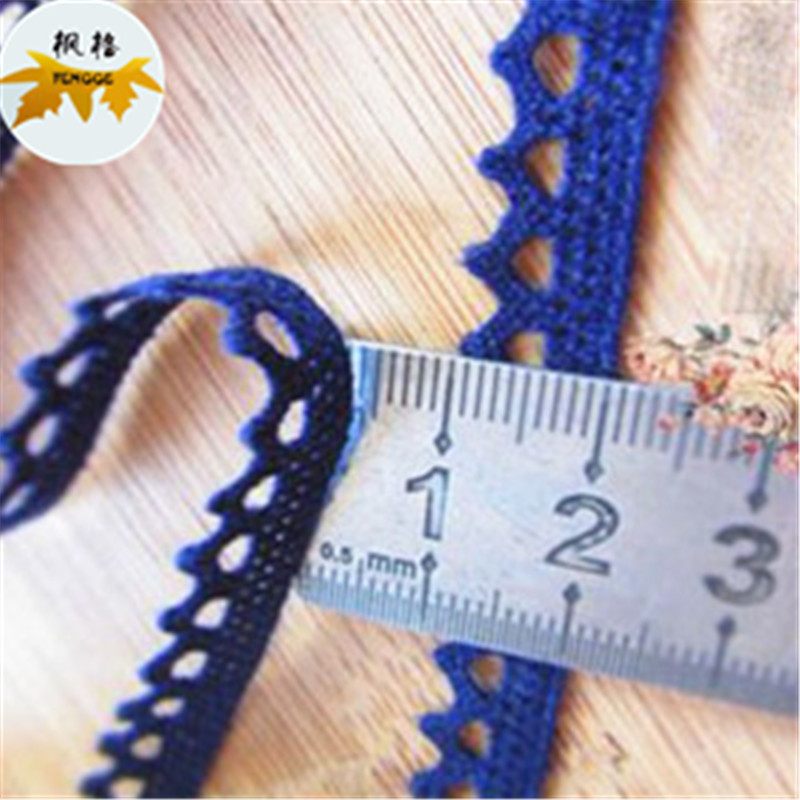 Factory direct sales of exquisite navy blue lace DIY clothing accessories Application Scenario