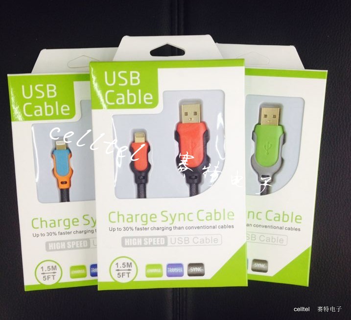 Steel Mesh Braided Data Cable Mobile Phone Charging Cable Usb Data Cable Android Apple 5 Mobile Phone Data Cable details Picture