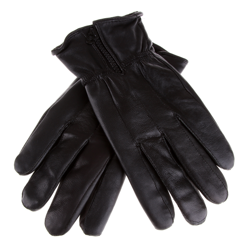 羊皮防水手套女士手套五指手套加绒防寒保暖手套产品图