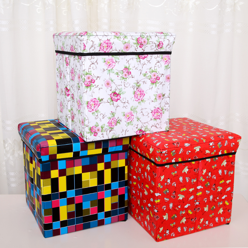 Storage Stool Square Stool Storage Box Storage Box Utility Box Storage Box Stool