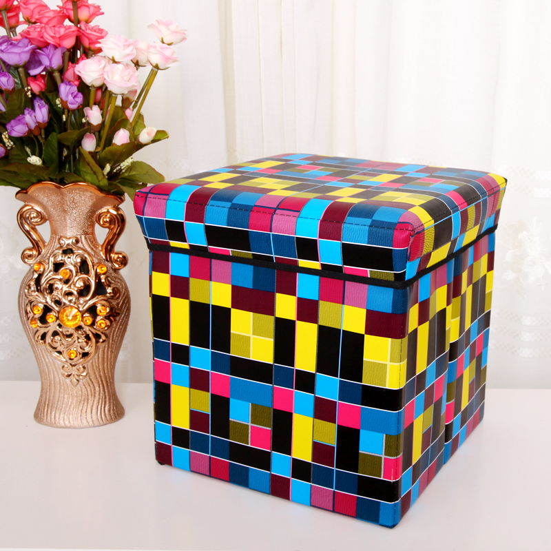 Storage Stool Square Stool Storage Box Storage Box Utility Box Storage Box Stool Application Scenario