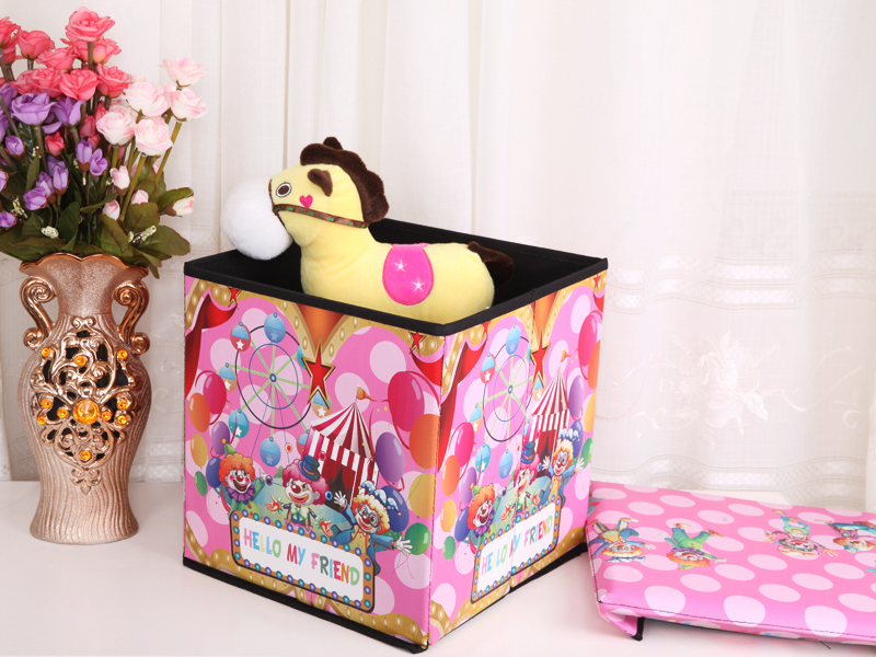 收纳凳喷绘方凳收纳盒可定做居家收纳盒收纳箱产品图