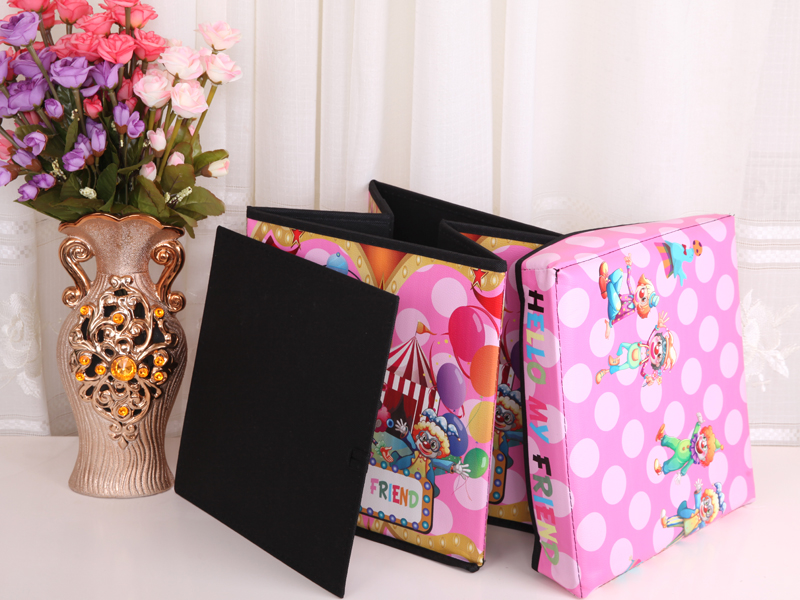 收纳凳喷绘方凳收纳盒可定做居家收纳盒收纳箱细节图