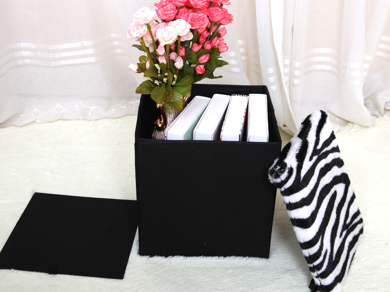 Storage Stool Plush Square Stool Storage Box Can Be Customized Home Storage Box Storage Box details Picture