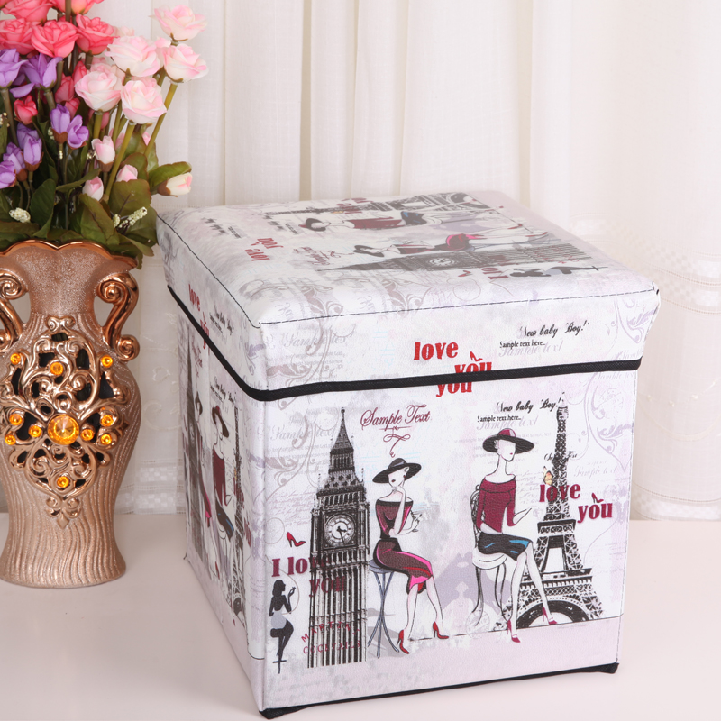 收纳凳、储物凳、收纳桌实物图