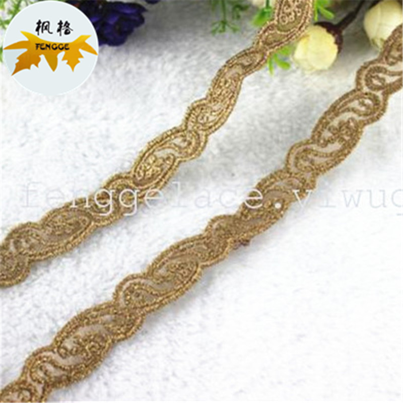 Factory direct sales of new brown lace accessories DIIY, a must-have for handcrafting Specification image