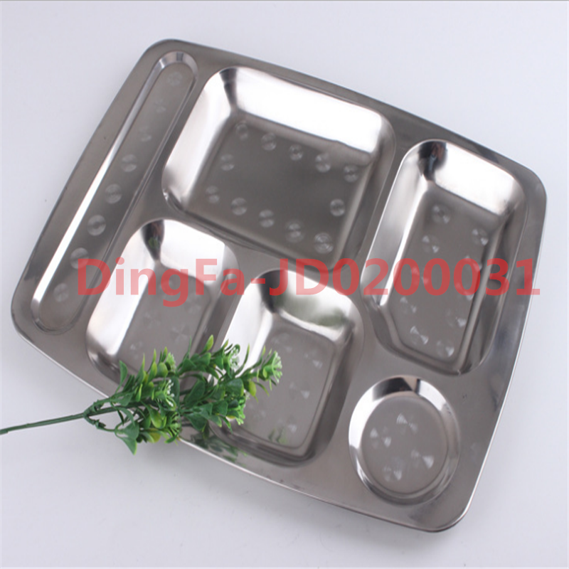 Manufacturers direct stainless steel four - bar snack plate five - bar six - bar seven - bar snack plate
