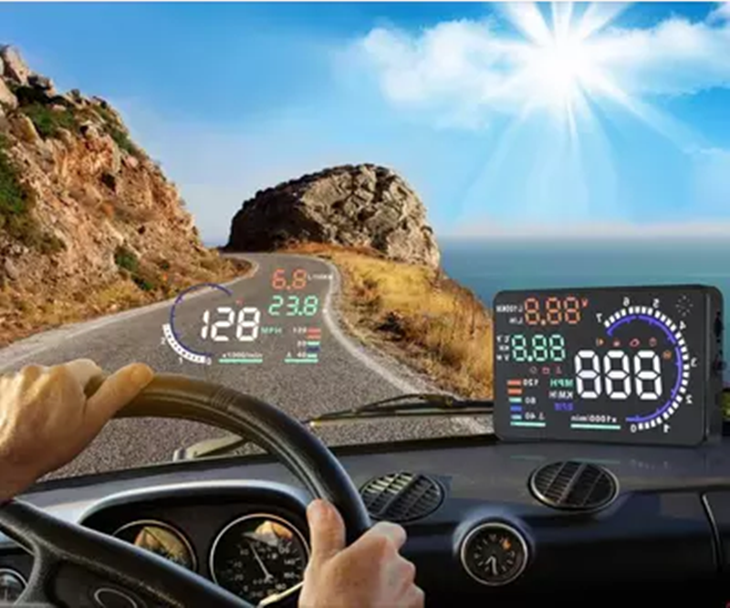 Manufacturer Direct Sales Of High Quality Os-701 Obd Head-Up Display Application Scenario