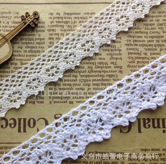 High-quality recommended bleached all-cotton cotton thread lace diy handmade essential clothing accessories 1