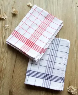 棉麻格子茶巾 多用垫布 西餐餐垫 擦碗巾餐巾 棉纱餐布茶巾