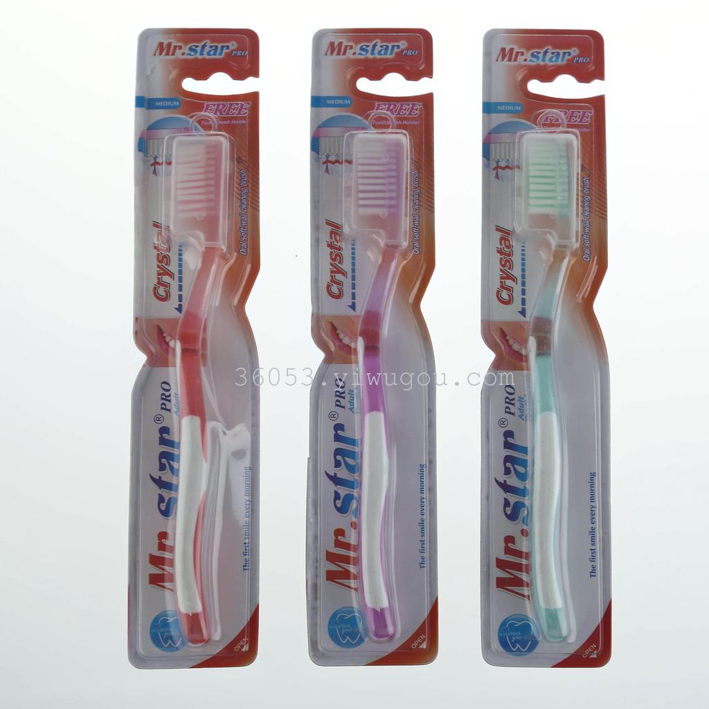 Factory Direct Sales 3 Color American Foreign Trade Toothbrush Wholesale 276C