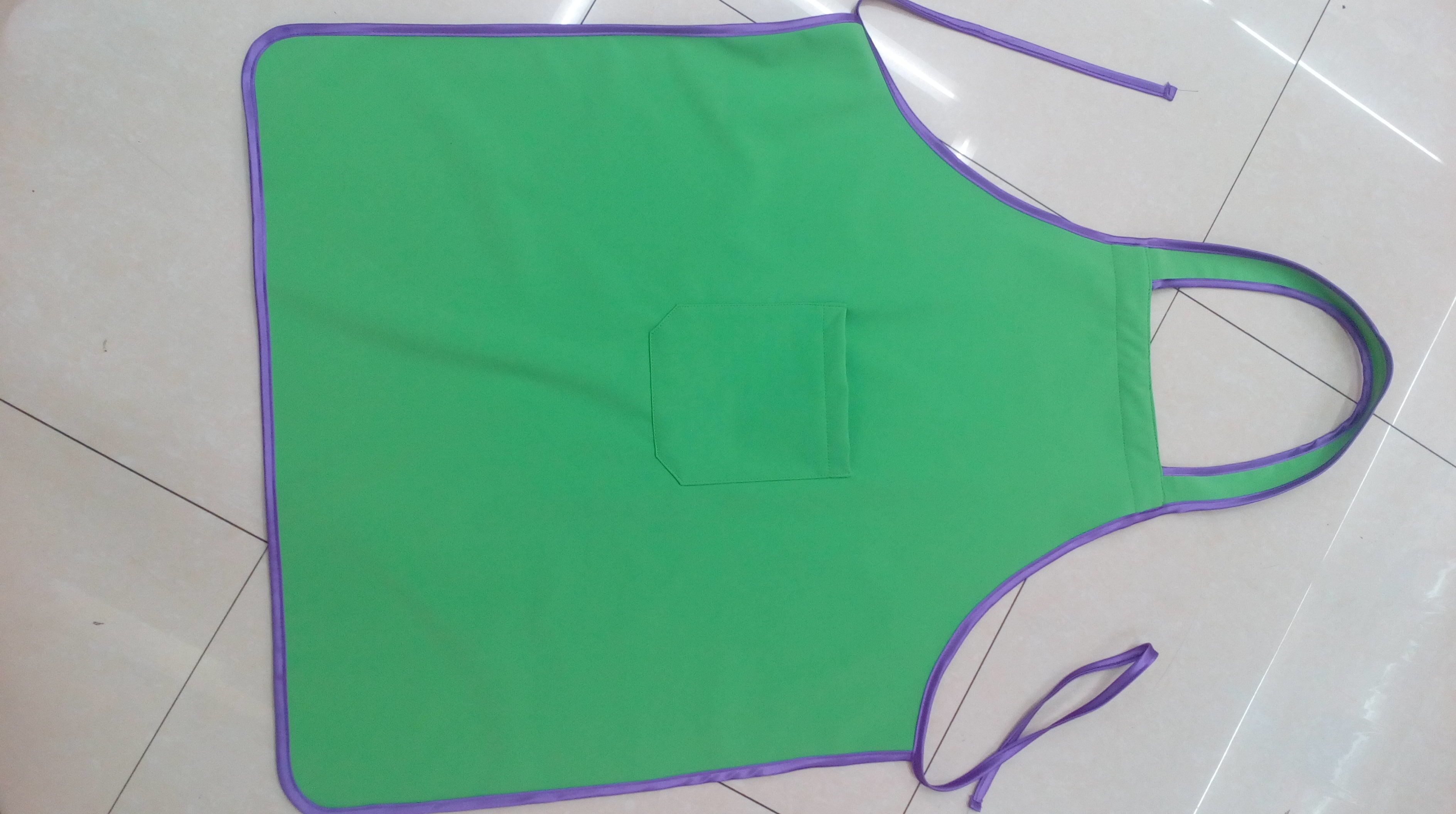 防水加厚防水纯色服务员 餐厅美甲咖啡酒店无袖厨房围腰 围裙