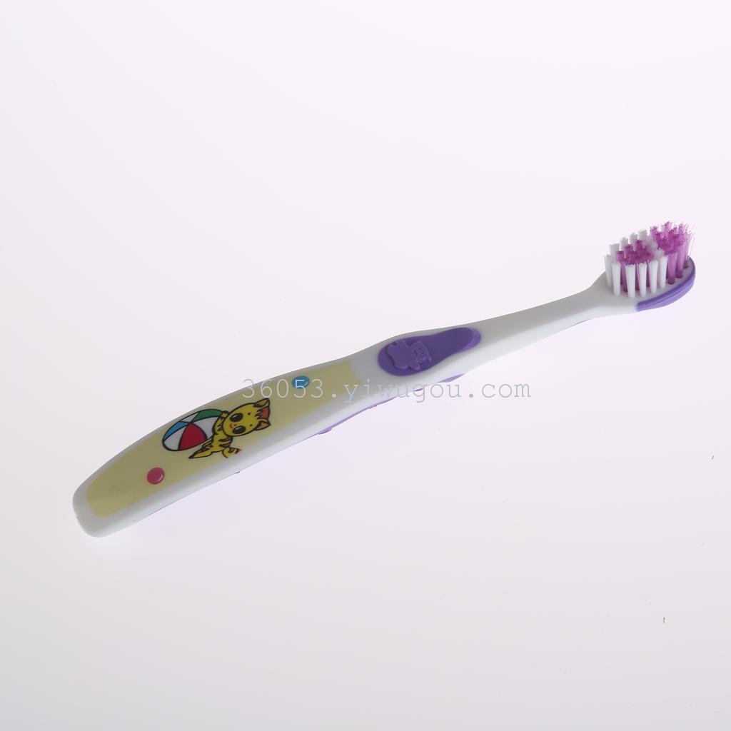 Dental Health Guard 4-Color Cartoon Children's Toothbrush 03F Specification drawing