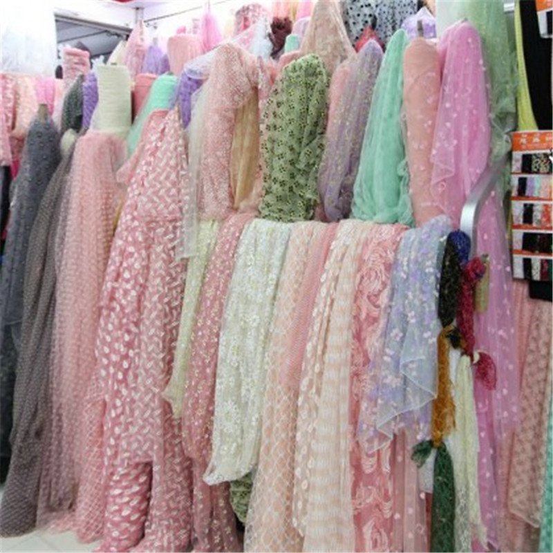 A bestseller of flocked mesh fabric Specification image