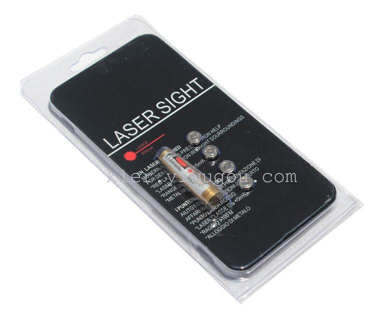 Copper 7.62x39 red laser bullet zeroing calibrator Specification image