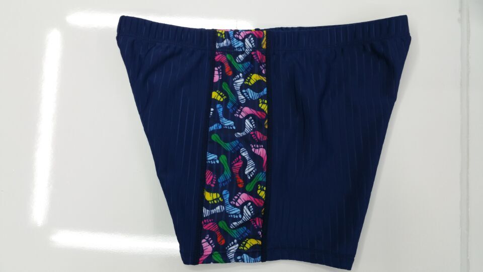 Men's swimming trunks Flat corner hot Spring large size bathing suit large size men's hot spring flat corner swimming pants high-grade details Picture