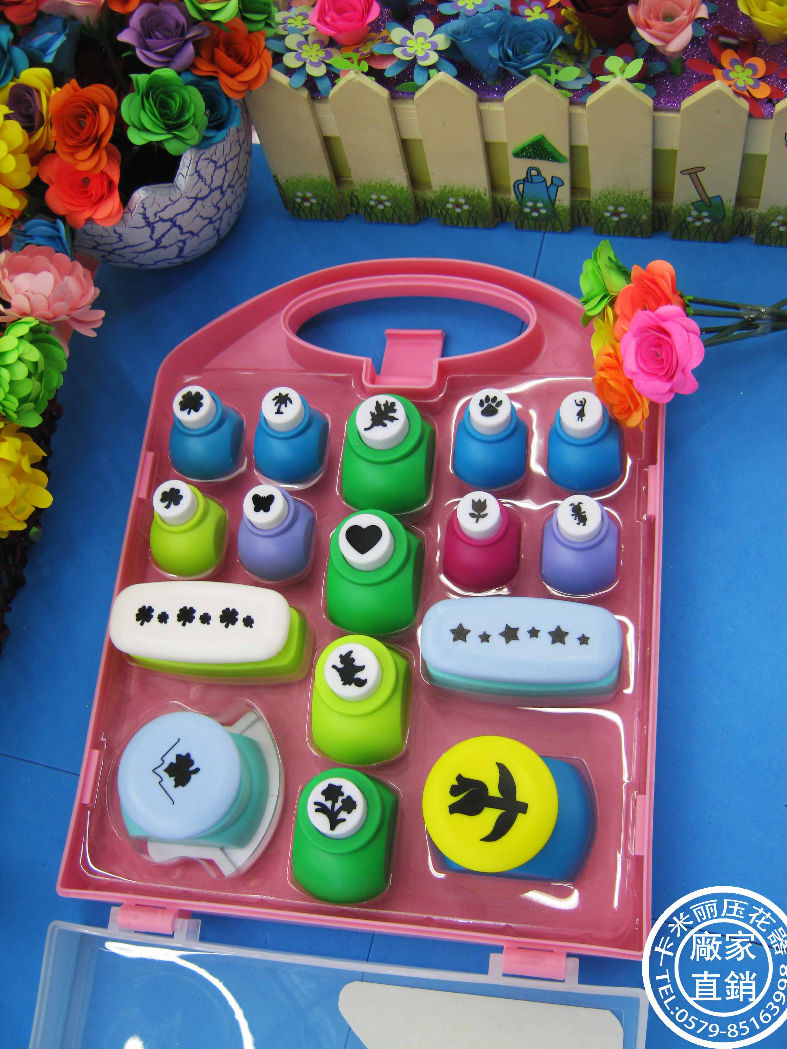 卡米丽中套益智手工玩具压花器套装 打花器产品图