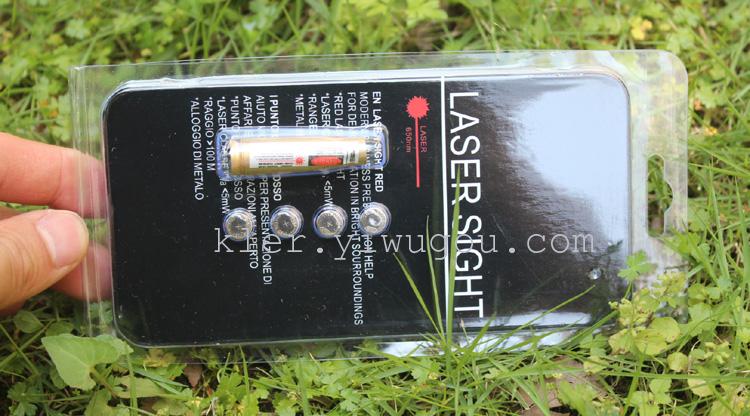 Copper 7.62x39 red laser bullet zeroing calibrator Application Scenario