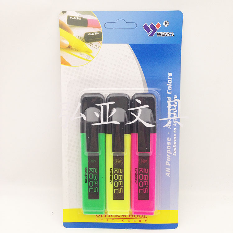 Highlighters, colored markers, water-based markers thumbnail