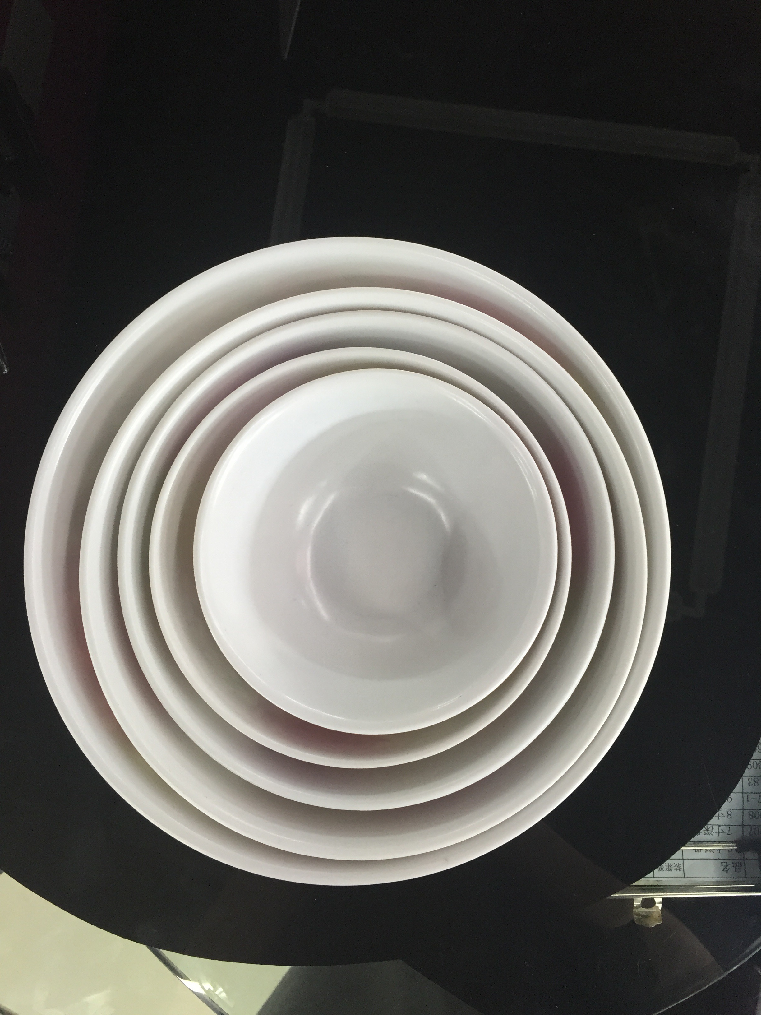 密胺碗 5 6 7 8 9寸外纹碗 密胺餐具 仿瓷餐具产品图