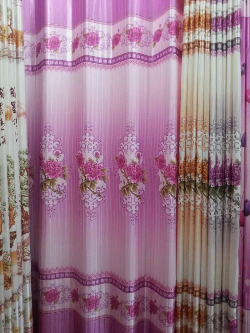 Blackout fabric in various colors, high-end, polyester, curtain fabric Application Scenario