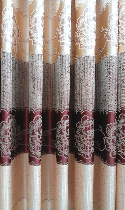 Curtains in various colors, high-end, polyester, curtain fabric Specification image