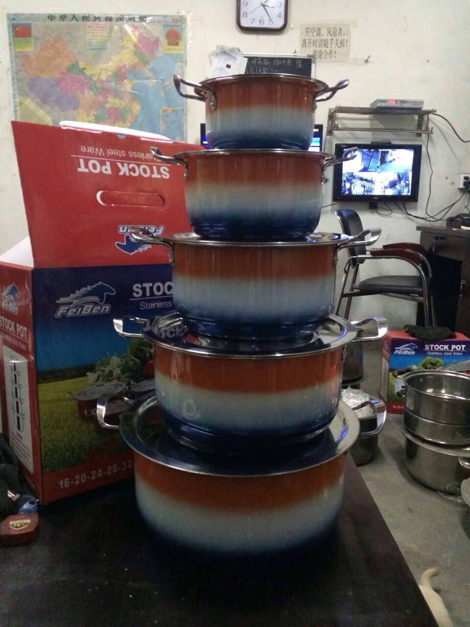不锈钢料理锅，不锈钢五件套料理锅 印度锅 泰式料理锅