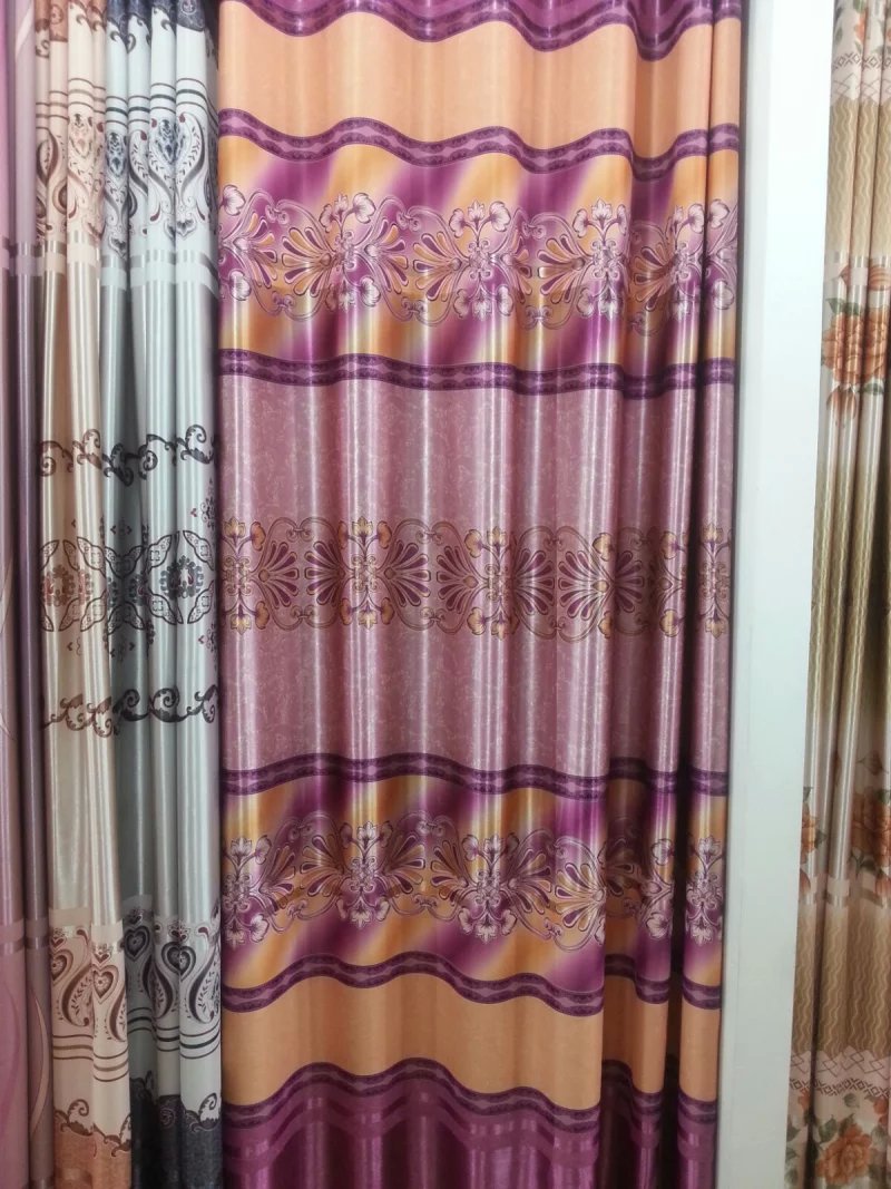 Blackout fabric in various colors, high-end, polyester, curtain fabric Specification image