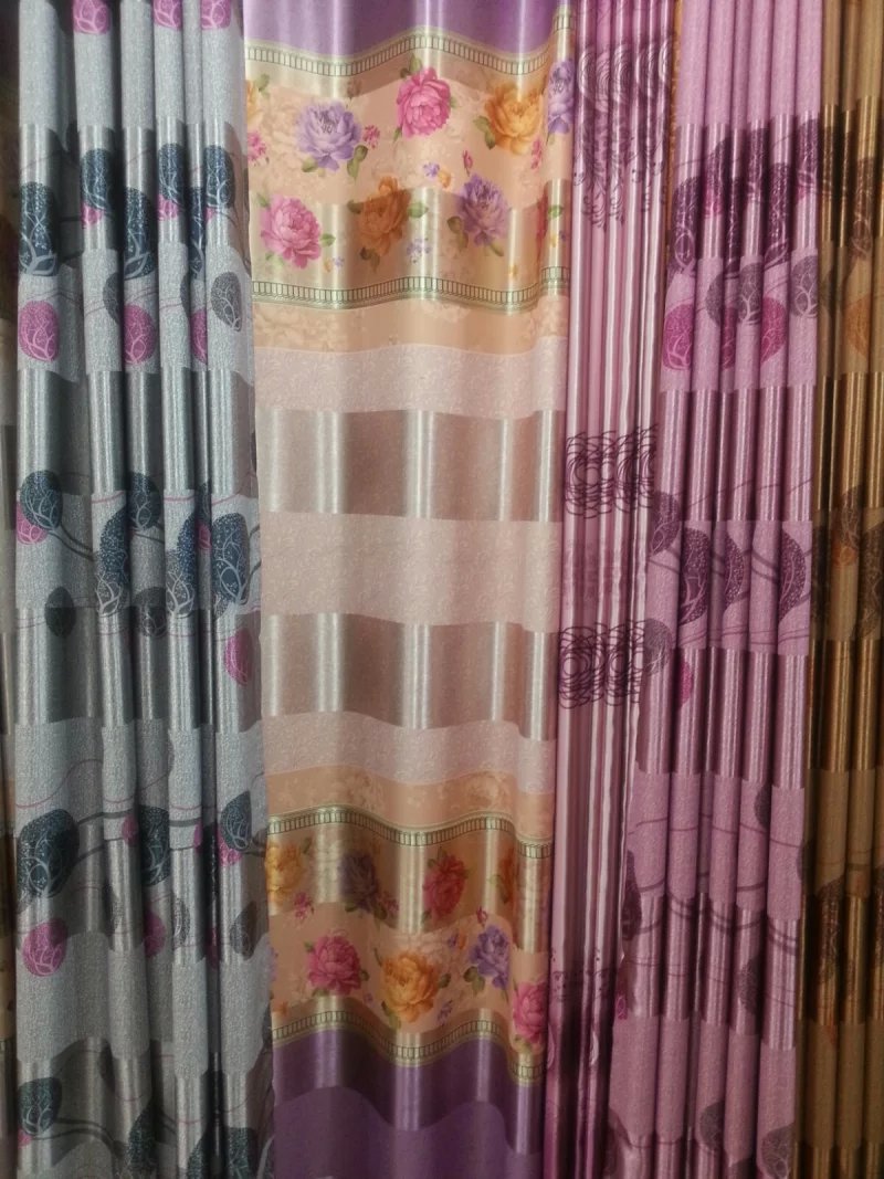 Blackout fabric in various colors, high-end, polyester, curtain fabric Application Scenario