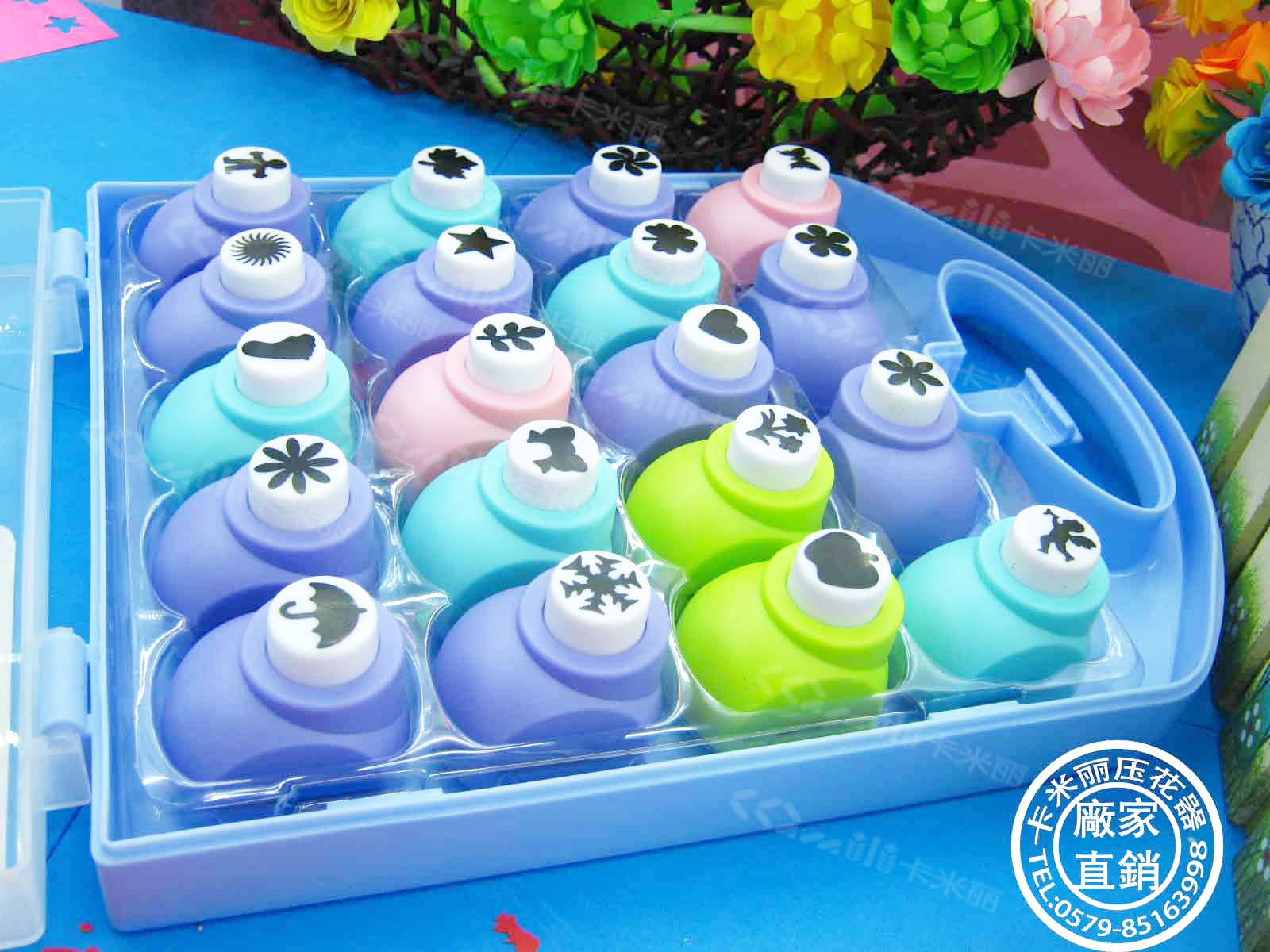 JF-8866-822 DIY打花器彩纸EVA益智儿童乐趣产品图