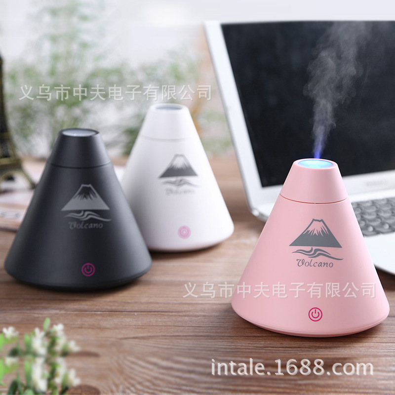 Mini Volcano Shape Humidifier usb Humidifier Purifier Aromatherapist