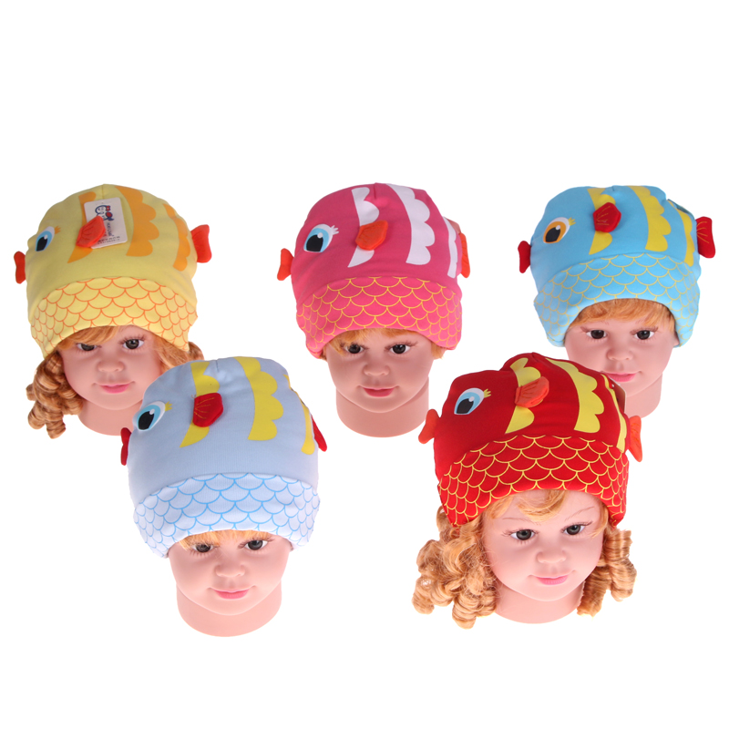 Small fish and cotton cap baby cap Baby cap Winter E-565