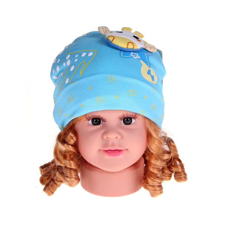 小鹿加棉帽子婴儿帽宝宝帽冬季保暖E-562细节图