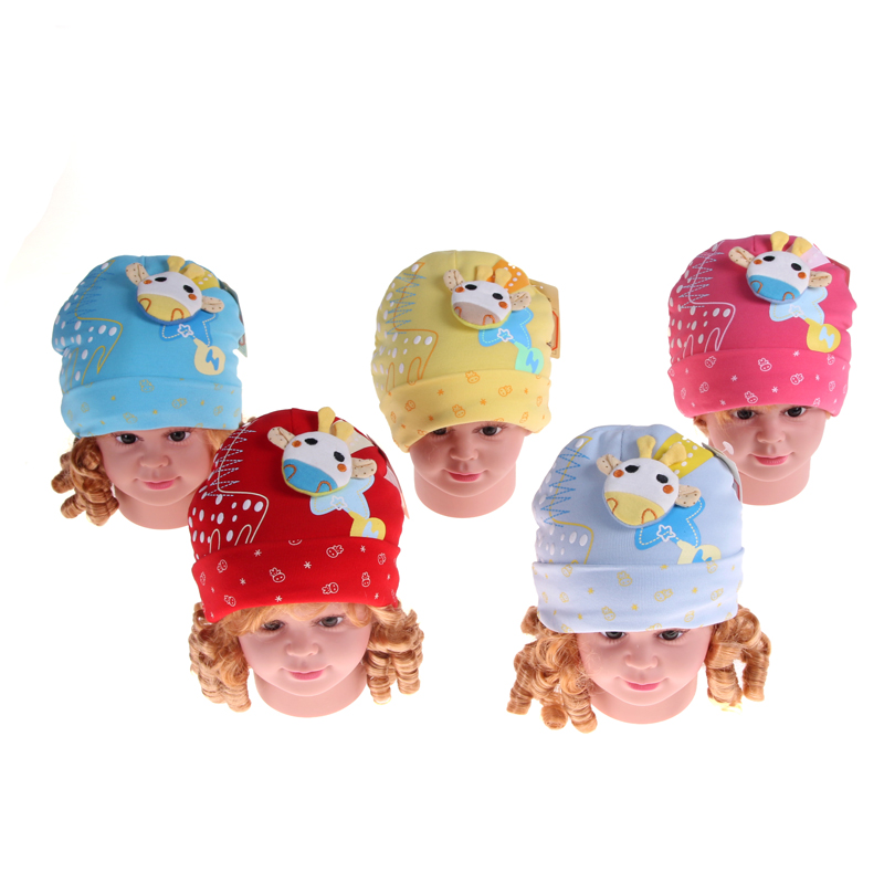 小鹿加棉帽子婴儿帽宝宝帽冬季保暖E-562