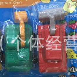 Super smart cartoon student eraser mixed set design eraser student correction tool eraser details Picture