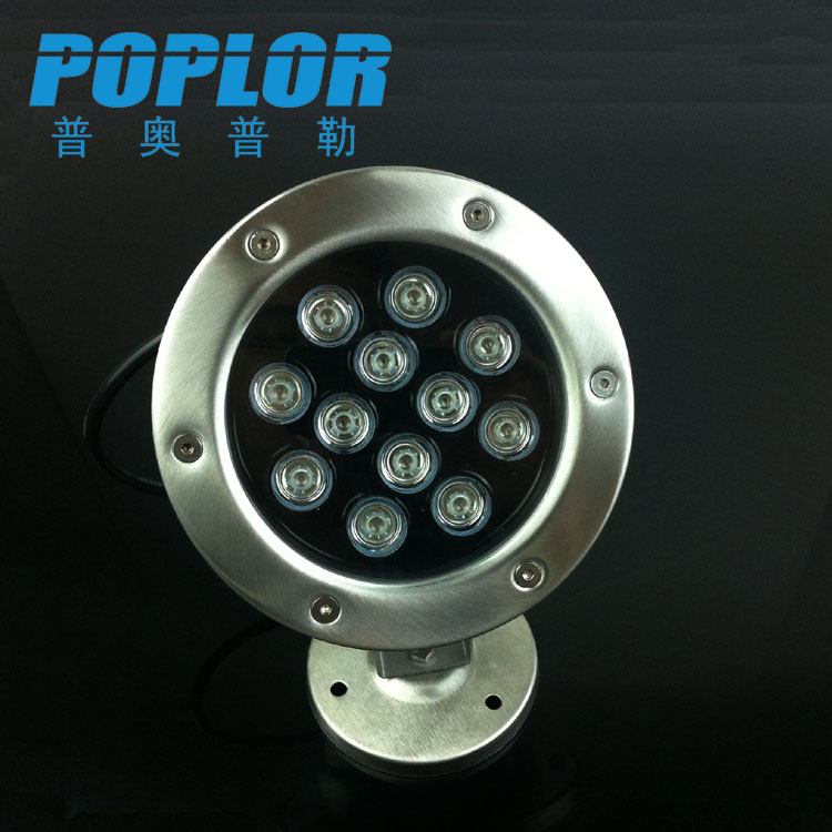 LED RGB underwater light 12W pond spotlight Underwater floodlight outdoor low voltage 24V