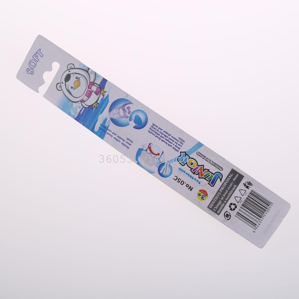 Factory Direct Sales Can Stand Children's Cartoon Foreign Trade 4-Color Toothbrush 05C Specification drawing