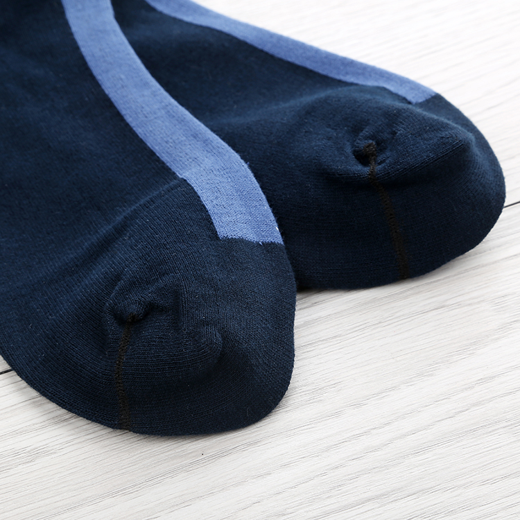 Street stall pure cotton socks gift box set, combed cotton embroidered mid-calf versatile men's business socks, summer casual breathable thick style Specification image