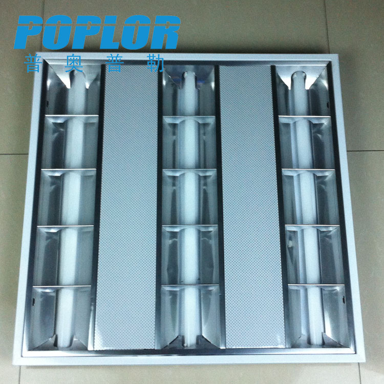 LED grille light T5 integrated 24W shopping mall hospital office embedded light tray full set