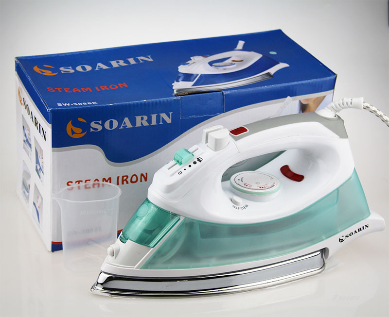 SR-3088E fluorine plate steam iron for foreign trade export Application Scenario