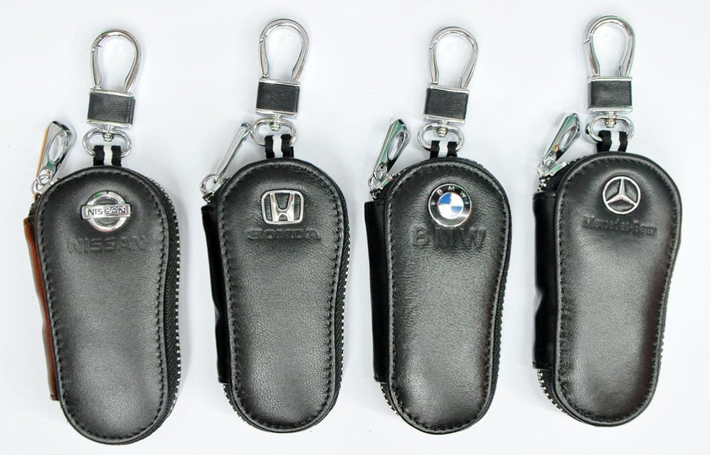 Car key bag leather key bag leather label bag leather durable