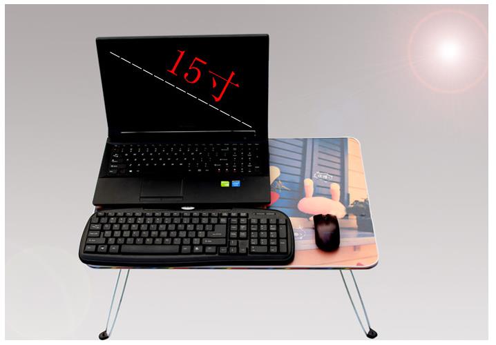 笔记本床上电脑桌 懒人桌卡通可折叠小书桌子产品图