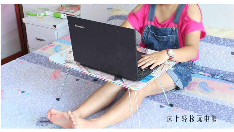 折叠电脑桌实物图