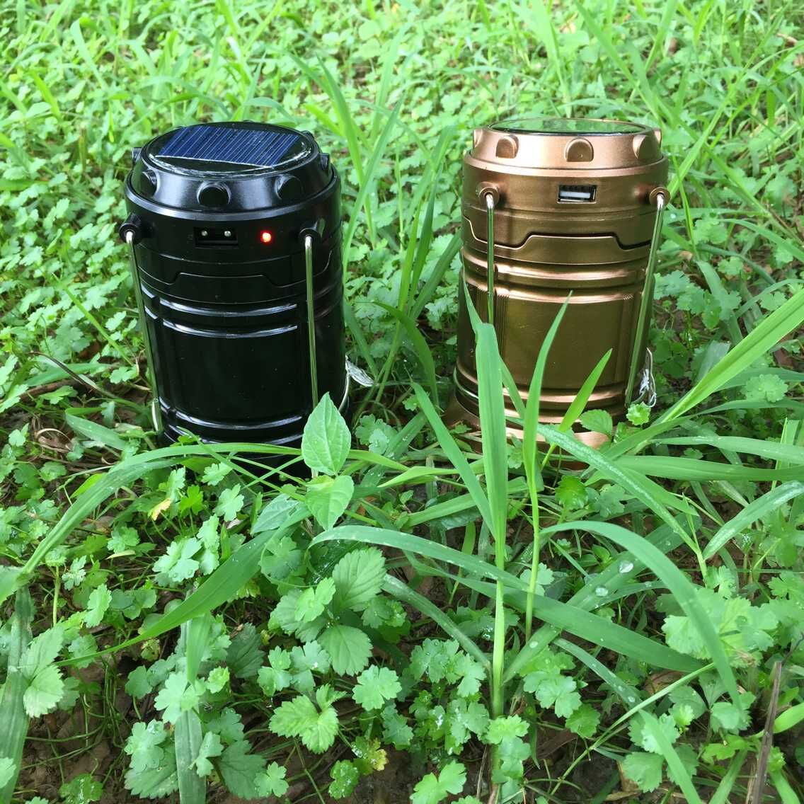 New Solar-powered camping lamp USB stretch camping lamp LED Emergency Horselamp tent G85 thumbnail