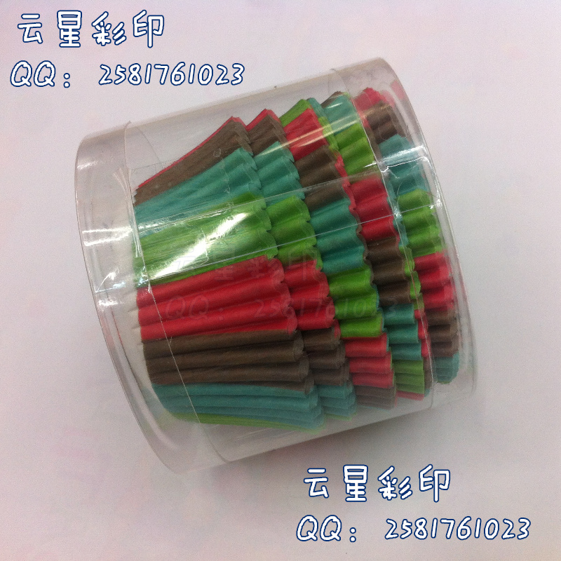 蛋糕纸 炫彩纸制蛋糕纸杯 蛋糕贴纸 蛋糕纸托细节图